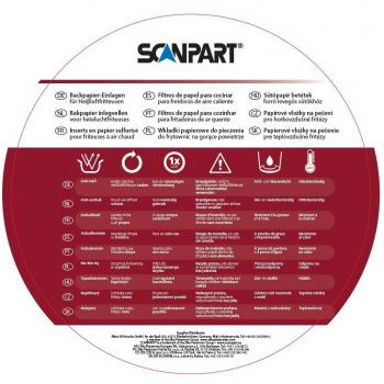 ScanPart papier na pečenie priemer 20cm 100ks SCA2910070003