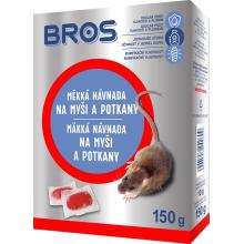 Návnada Bros, na myši a potkany, mäkká, 150 g