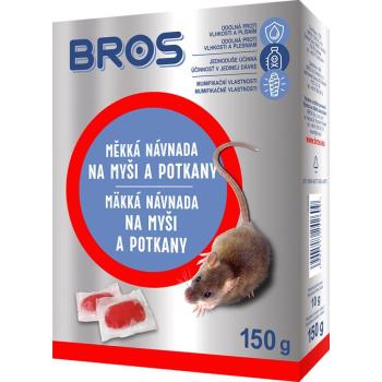 Návnada Bros, na myši a potkany, mäkká, 150 g
