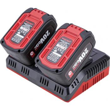 Nabíjačka Worcraft CLC-20V-4.5D ShareSYS, séria S20Li, 2x aku, rýchlonabíjačka