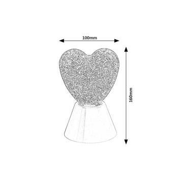 Rabalux Sparkly 76040 dekoračné svietidlo srdce
