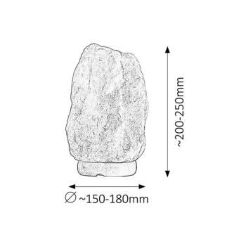 Rabalux Rock 4130 soľná lampa