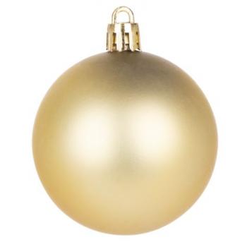 Gule MagicHome Vianoce, 30 ks, zlaté, mix, na vianočný stromček, 6 cm