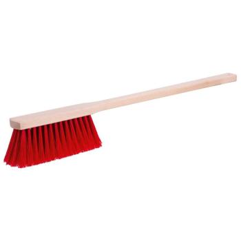 Metlička CRW BN40, nylon, predĺžená drevená rukoväť 60 cm