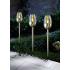 Lampa Strend Pro Candle, solárna, 1x LED, nerez, 6x28 cm