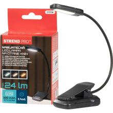 Lampa Strend Pro, na čítanie knihy, LED, USB, 24 lm, 3 farebné odtiene, stmievateľná, nabíjateľná Lampa Strend Pro, na čítanie knihy, LED, USB, 24 lm, 3 farebné odtiene, stmievateľná, nabíjateľná