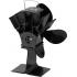 Ventilátor Strend Pro, krbový, stojanový, poháňaný teplom, 4-lopatkový, čierny Ventilátor Strend Pro, krbový, stojanový, poháňaný teplom, 4-lopatkový, čierny