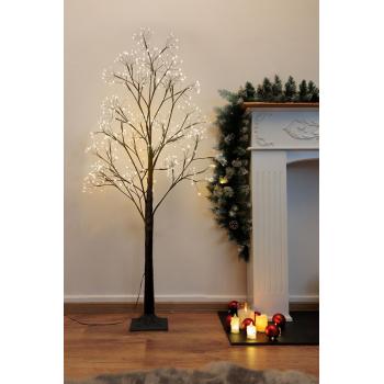 Stromček MagicHome Vianoce, plast, 504xLED teplá biela, 1.2 m