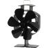 Ventilátor Strend Pro, krbový, stojanový, poháňaný teplom, 6-lopatkový, čierny, funkcia oscilácie Ventilátor Strend Pro, krbový, stojanový, poháňaný teplom, 6-lopatkový, čierny, funkcia oscilácie