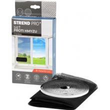 Sieť FlyScreen2 150x130 cm, proti hmyzu a komárom, na okno, čierna PE