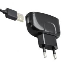 Čierna (2A)sieťová nabíjačka(adaptér + kábel)1xUSB