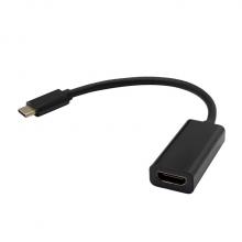 Čierny Type-C na HDMI (F) 4K 30HZ 20cm adaptér