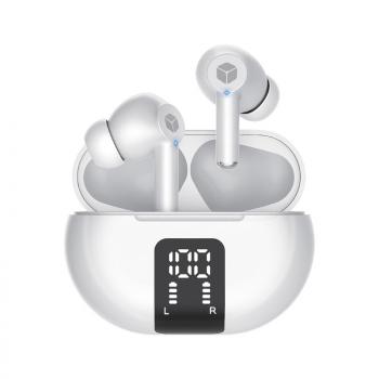 Sturdo bezdrôtové slúchadlá s displejom, Y32 Pro BT 5.3, biele