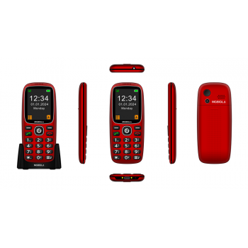 MOBIOLA MB3120i, červená