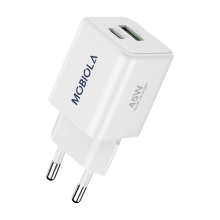 Nabíjací adaptér MOBIOLA 45W (USB-C+USB-A)