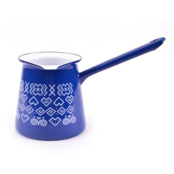 Džezva 900ml smalt, dekor Čičmany  KLC