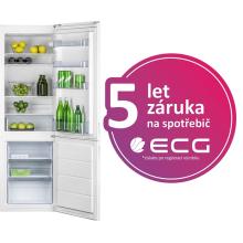 ECG ERB 21701 WE chladnička kombi