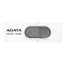 Flashdisk Adata UV220 64GB, USB 2.0, white/gray