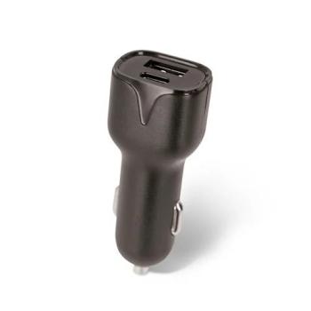 GSM043811 Setty USB+typeC car charger 2,4A black