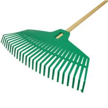 Hrable švédske plastové UH 45cm +násada 150cm drevená