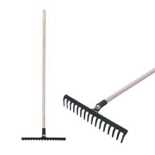 Hrable záhradné Strend Pro R105, 16 zubé, drevená násada 1600mm