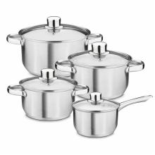 Hrniec sada nerez 8d BAHAMA II (14,16,20, randlík 12) so skl. pokrievkami