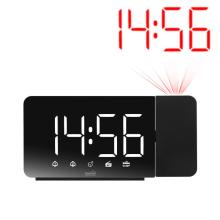 LED budík s rádiom a projektorom LTCRP03
