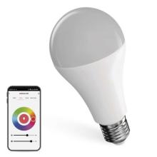 LED žiarovka GoSmart A65 / E27 / 14 W (94 W) / 1 400 lm / RGB / stmievateľná / WiFi