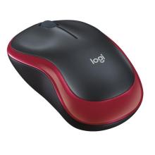 Logitech M185 bezdrotová myš červená