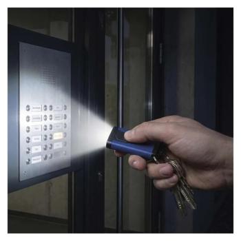 Nabíjacia mini LED baterka - prívesok na kľúče, 100 lm