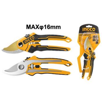 Nožnice záhradné ručné 220mm ergonomické INGCO  KLC