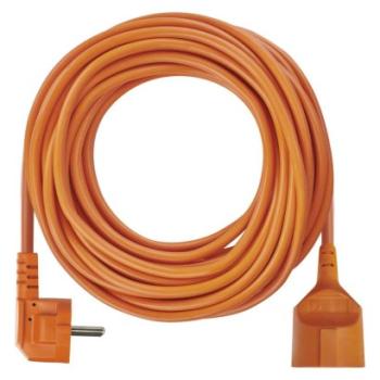 Predlžovací kábel 25 m / 1 zásuvka / oranžový / PVC / 250 V / 1,5 mm2