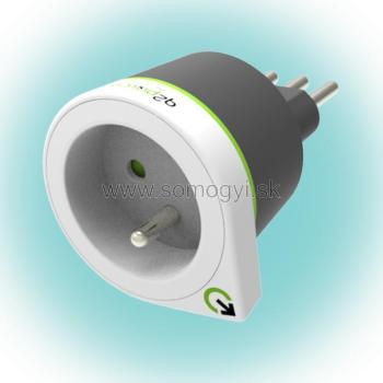 Q2 power Cestovný adaptér France to Italy 1.200240