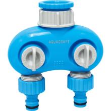 Rozbočovač AQUACRAFT&reg; 550259, Premium, 2-way, Dual, záhradný, na hadicu ( Náhrada 256613 )