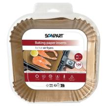 ScanPart Papier na pečenie do teplovzdušných fritéz 20x20 cm 100ks
