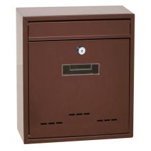 Schránka poštová RADIM hnedá malá 31x26x9 cm Skveler  KLC