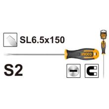 Skrutkovač plochý 6,5x150mm S2 INGCO
