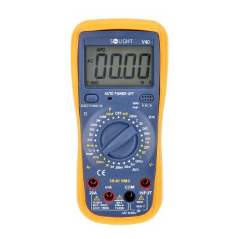 Solight profesionálny multimeter, tru RMS