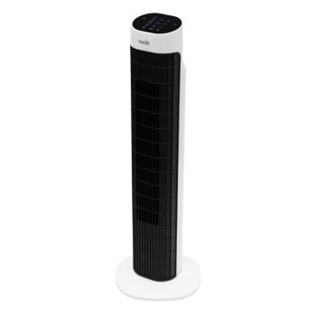 Stĺpový ventilátor s diaľkovým ovládačom, čierna farba, 79 cm, 45 W TWFR100B